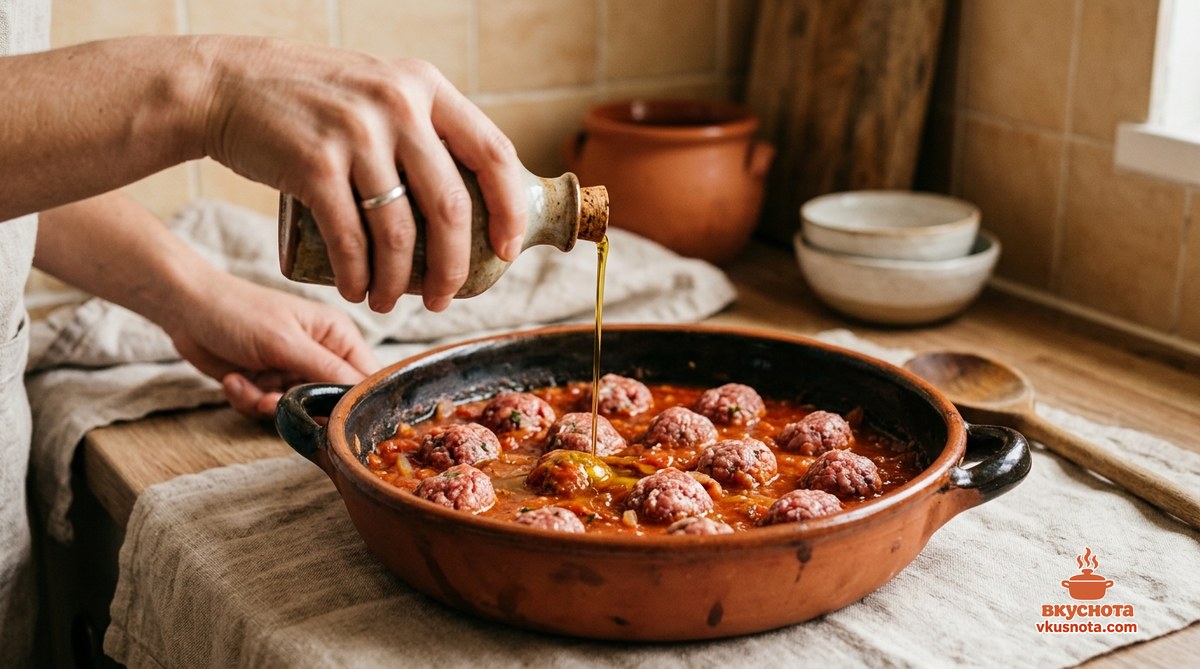 Сливочное масло растирается с мукой в сотейнике