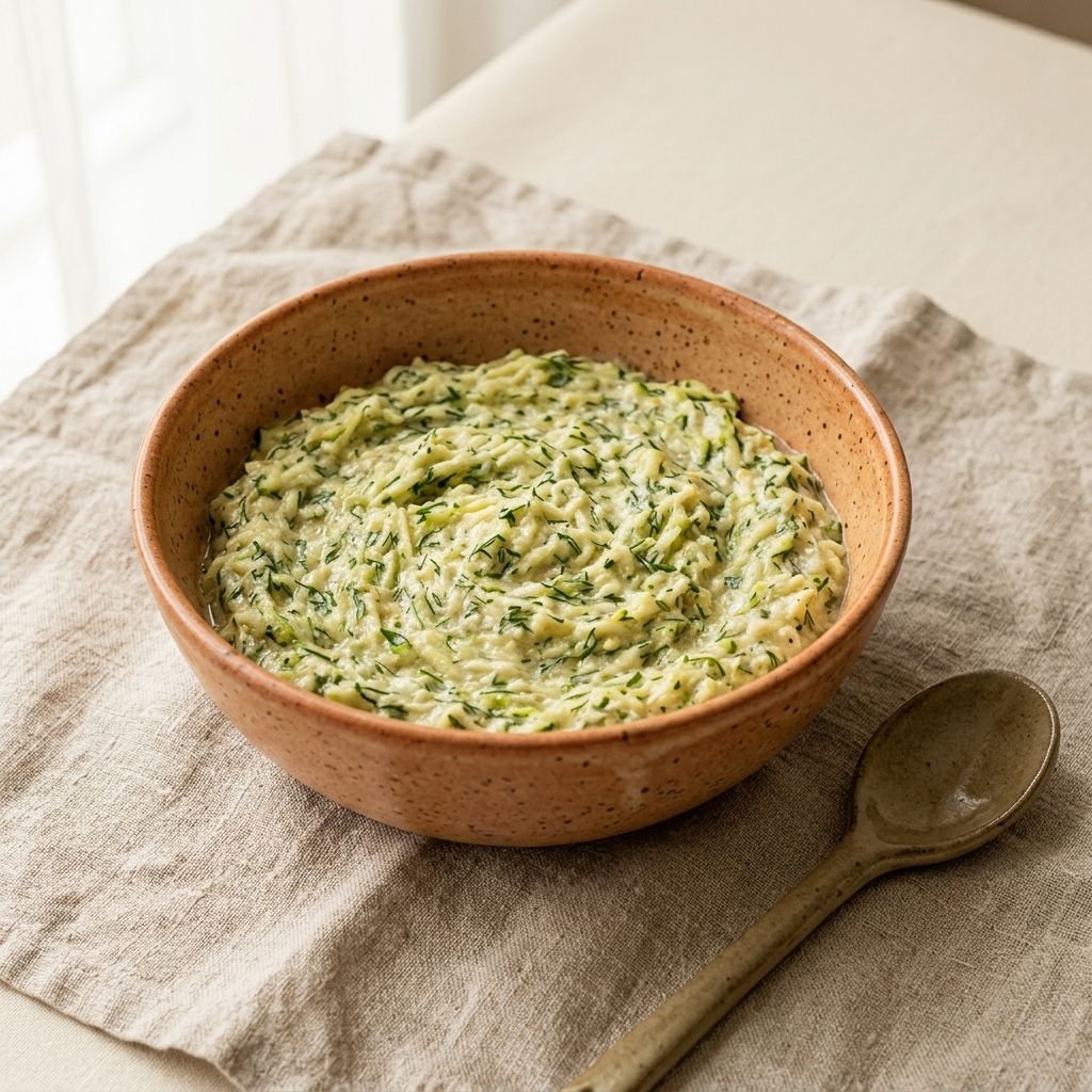 Готовая кабачковая масса по густоте